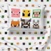 image:imageSunny Side Up Flutter Twin Sheet Set  3 Piece Kids Bedding Set Includes Pillow Cover  Super Soft Floral Microfiber SheetsWhite  Minecraft