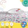 image:imageSunny Side Up Flutter Twin Sheet Set  3 Piece Kids Bedding Set Includes Pillow Cover  Super Soft Floral Microfiber SheetsWhite  Rainbow Unicorn