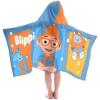 image:imageJay Franco Kids Hooded Towel  22 x 51 Super Soft Bath Wrap with 3D Hood Beach Pool amp Travel Official Licensed Product Multi  The Mandalorian Baby YodaBlue  Blippi