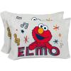 image:imageSesame Street 2 Pack Reversible Pillowcases  Double Sided Pillow Covers Kids Super Soft Elmo and Cookie Monster Bedding