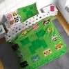 image:imageSesame Street Full Comforter Set  7 Piece Kids Bedding Includes Comforter Sheets amp Pillow Cover  Super Soft Microfiber Bed Set with Elmo Cookie Monster and Big BirdGreen  Minecraft