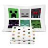 image:imageSunny Side Up Flutter Twin Sheet Set  3 Piece Kids Bedding Set Includes Pillow Cover  Super Soft Floral Microfiber SheetsWhite  Minecraft