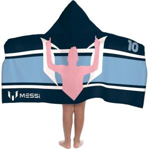 image:imageJay Franco Kids Hooded Towel  22 x 51 Super Soft Bath Wrap with 3D Hood Beach Pool amp Travel Official Licensed Product Multi  The Mandalorian Baby YodaBlue  Messi