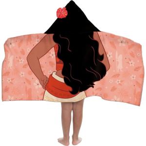 image:imageJay Franco Kids Hooded Towel  22 x 51 Super Soft Bath Wrap with 3D Hood Beach Pool amp Travel Official Licensed Product Red  Moana