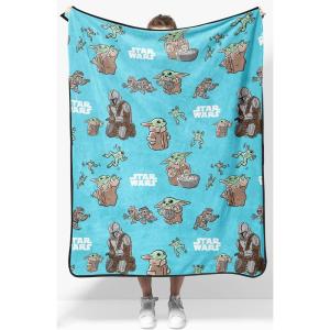 image:imageJay Franco Kids Plush Throw Blanket  Soft amp Cozy Fleece Throw for Bedroom amp Couch Dcor Official Licensed Product Blue  The Mandalorian 40x50  Travel BlanketBlue  the Mandalorian