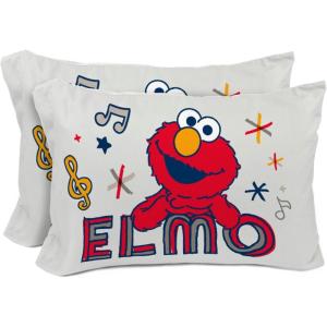 image:imageSesame Street 2 Pack Reversible Pillowcases  Double Sided Pillow Covers Kids Super Soft Elmo and Cookie Monster Bedding