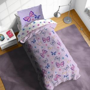 image:imageSesame Street Full Comforter Set  7 Piece Kids Bedding Includes Comforter Sheets amp Pillow Cover  Super Soft Microfiber Bed Set with Elmo Cookie Monster and Big BirdPurple  Butterfly