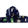image:imageJay Franco Wearable Throw Blanket  Oversized Plush Hooded Blanket with Pocket Ultra Soft Cozy Fleece Throw for Lounging Travel Blue  Mickey Mouse 34x38  AdultBlue  Minecraft