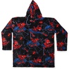 image:imageJay Franco Wearable Throw Blanket  Oversized Plush Hooded Blanket with Pocket Ultra Soft Cozy Fleece Throw for Lounging Travel Blue  Mickey Mouse 34x38  AdultBlack  Spiderman