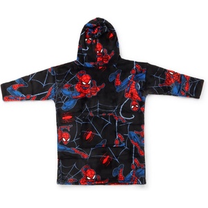 image:imageJay Franco Wearable Throw Blanket  Oversized Plush Hooded Blanket with Pocket Ultra Soft Cozy Fleece Throw for Lounging Travel Blue  Mickey Mouse 34x38  AdultBlack  Spiderman
