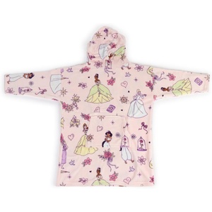 image:imageJay Franco Wearable Throw Blanket  Oversized Plush Hooded Blanket with Pocket Ultra Soft Cozy Fleece Throw for Lounging Travel Blue  Mickey Mouse 34x38  AdultPink  Princess