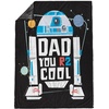 image:imageJay Franco Fathers Day Plush Throw Blanket  50x60 Ultra Soft Cozy Plush Fleece for Bed Couch Sofa Home Dcor Official Licensed Teal  Toy Story WoodyBlack  Star Wars