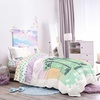 image:imageJay Franco Kids Comforter Set Includes Sheets and Pillow Covers  Soft and Cozy Bed Set for Stylish Room Decor Official Licensed Bedding Grey  Toy Story 7 Piece QueenPink  Minecraft 01