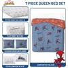 image:imageJay Franco Kids Comforter Set Includes Sheets and Pillow Covers  Soft and Cozy Bed Set for Stylish Room Decor Official Licensed Bedding Grey  Toy Story 7 Piece QueenBlue  Spiderman