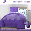 image:imageJay Franco Kids Comforter Set Includes Sheets and Pillow Covers  Soft and Cozy Bed Set for Stylish Room Decor Official Licensed Bedding Grey  Toy Story 7 Piece QueenPurple  If