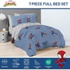 image:imageJay Franco Kids Comforter Set Includes Sheets and Pillow Covers  Soft and Cozy Bed Set for Stylish Room Decor Official Licensed Bedding Grey  Toy Story 7 Piece QueenBlue  Spiderman