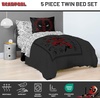 image:imageJay Franco Kids Comforter Set Includes Sheets and Pillow Covers  Soft and Cozy Bed Set for Stylish Room Decor Official Licensed Bedding Grey  Toy Story 7 Piece QueenGray  Deadpool