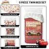 image:imageJay Franco Kids Comforter Set Includes Sheets and Pillow Covers  Soft and Cozy Bed Set for Stylish Room Decor Official Licensed Bedding Grey  Toy Story 7 Piece QueenRed  Cars