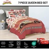image:imageJay Franco Kids Comforter Set Includes Sheets and Pillow Covers  Soft and Cozy Bed Set for Stylish Room Decor Official Licensed Bedding Grey  Toy Story 7 Piece QueenRed  Cars