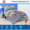 image:imageJay Franco Kids Comforter Set Includes Sheets and Pillow Covers  Soft and Cozy Bed Set for Stylish Room Decor Official Licensed Bedding Grey  Toy Story 7 Piece QueenGrey  Toy Story