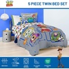 image:imageJay Franco Kids Comforter Set Includes Sheets and Pillow Covers  Soft and Cozy Bed Set for Stylish Room Decor Official Licensed Bedding Grey  Toy Story 7 Piece QueenGrey  Toy Story