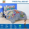 image:imageJay Franco Kids Comforter Set Includes Sheets and Pillow Covers  Soft and Cozy Bed Set for Stylish Room Decor Official Licensed Bedding Grey  Toy Story 7 Piece QueenGrey  Toy Story