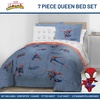 image:imageJay Franco Kids Comforter Set Includes Sheets and Pillow Covers  Soft and Cozy Bed Set for Stylish Room Decor Official Licensed Bedding Grey  Toy Story 7 Piece QueenBlue  Spiderman