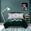 image:imageJay Franco Kids Comforter Set Includes Sheets and Pillow Covers  Soft and Cozy Bed Set for Stylish Room Decor Official Licensed Bedding Grey  Toy Story 7 Piece QueenGreen  Minecraft 01