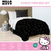 image:imageJay Franco Kids Comforter Set Includes Sheets and Pillow Covers  Soft and Cozy Bed Set for Stylish Room Decor Official Licensed Bedding Grey  Toy Story 7 Piece QueenBlack  Hello Kitty 01