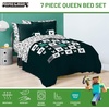 image:imageJay Franco Kids Comforter Set Includes Sheets and Pillow Covers  Soft and Cozy Bed Set for Stylish Room Decor Official Licensed Bedding Grey  Toy Story 7 Piece QueenGreen  Minecraft 01