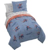 image:imageJay Franco Kids Comforter Set Includes Sheets and Pillow Covers  Soft and Cozy Bed Set for Stylish Room Decor Official Licensed Bedding Grey  Toy Story 7 Piece QueenBlue  Spiderman