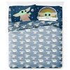 image:imageJay Franco Kids Sheet Set with Fitted Flat Sheets amp Pillow Cover  UltraSoft Bedding with Pillowcase for Room Decor Multi  Toy Story 4 Piece QueenBlue  Mandalorian