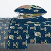 image:imageJay Franco Kids Sheet Set with Fitted Flat Sheets amp Pillow Cover  UltraSoft Bedding with Pillowcase for Room Decor Multi  Toy Story 4 Piece QueenBlue  Mandalorian