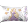 image:imageJay Franco Kids Sheet Set with Fitted Flat Sheets amp Pillow Cover  UltraSoft Bedding with Pillowcase for Room Decor Multi  Toy Story 4 Piece QueenPurple  Disney Princess Rapunzel