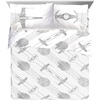 image:imageJay Franco Kids Sheet Set with Fitted Flat Sheets amp Pillow Cover  UltraSoft Bedding with Pillowcase for Room Decor Multi  Toy Story 4 Piece QueenWhite  Star Wars