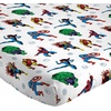 image:imageJay Franco Kids Sheet Set with Fitted Flat Sheets amp Pillow Cover  UltraSoft Bedding with Pillowcase for Room Decor Multi  Toy Story 4 Piece QueenWhite  Avengers