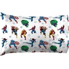image:imageJay Franco Kids Sheet Set with Fitted Flat Sheets amp Pillow Cover  UltraSoft Bedding with Pillowcase for Room Decor Multi  Toy Story 4 Piece QueenWhite  Avengers