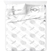 image:imageJay Franco Kids Sheet Set with Fitted Flat Sheets amp Pillow Cover  UltraSoft Bedding with Pillowcase for Room Decor Multi  Toy Story 4 Piece QueenWhite  Star Wars
