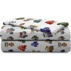 image:imageJay Franco Kids Sheet Set with Fitted Flat Sheets amp Pillow Cover  UltraSoft Bedding with Pillowcase for Room Decor Multi  Toy Story 4 Piece QueenWhite  Monster Jam