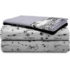 image:imageJay Franco Kids Sheet Set with Fitted Flat Sheets amp Pillow Cover  UltraSoft Bedding with Pillowcase for Room Decor Multi  Toy Story 4 Piece QueenWhite  Nightmare Before Christmas