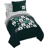 image:imageJay Franco Kids Comforter Set Includes Sheets and Pillow Covers  Soft and Cozy Bed Set for Stylish Room Decor Official Licensed Bedding Grey  Toy Story 7 Piece QueenGreen  Minecraft 01