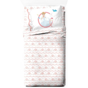 image:imageJay Franco Kids Sheet Set with Fitted Flat Sheets amp Pillow Cover  UltraSoft Bedding with Pillowcase for Room Decor Multi  Toy Story 4 Piece QueenWhite  Princess Cinderella